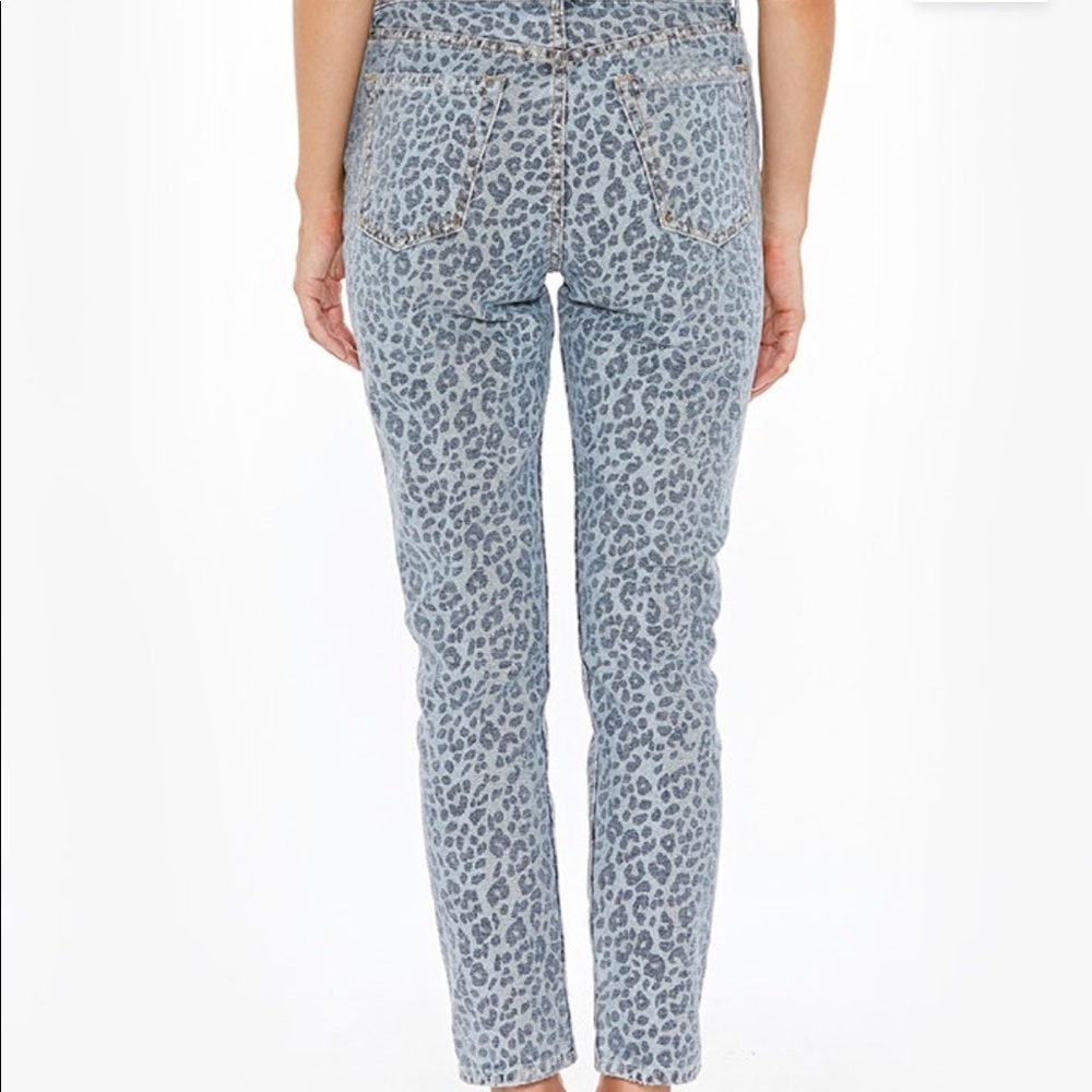 GRLFRND Gray Karolina Wildcat Cheetah Print High Rise Waist Skinny Jeans, 27 NWT - Picture 5 of 14